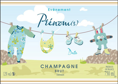 Etiquette personnalisée exemple 2